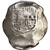 Image 1 : MEXICO, Mexico City, cob 8 reales, Philip IV, assayer D (early to mid-1630s).