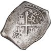 Image 2 : MEXICO, Mexico City, cob 8 reales, (1714) J, new-style obverse, old-style reverse, ex-Hubbard.