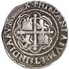 Image 2 : MEXICO, Mexico City, cob 4 reales, Philip II, assayer O below mintmark oM to left, ex-Hubbard.