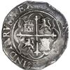 Image 2 : MEXICO, Mexico City, cob 4 reales, Philip II, assayer O below mintmark oM to left, ex-Hubbard, ex-Su