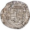 Image 1 : MEXICO, Mexico City, cob 4 reales, Philip II, assayer O below mintmark oM to left, ex-Hubbard.