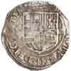 Image 1 : MEXICO, Mexico City, cob 4 reales, Philip II, assayer O below mintmark oM to left, ex-Hubbard.