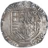 Image 1 : MEXICO, Mexico City, cob 4 reales, Philip II, assayer O below mintmark oM to right, ex-Hubbard.