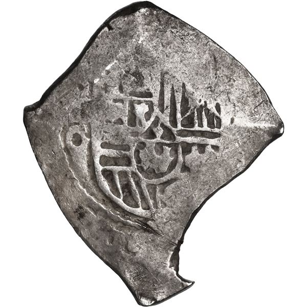 MEXICO, Mexico City, cob 4 reales, Charles II, assayer G, neat shape, rare.