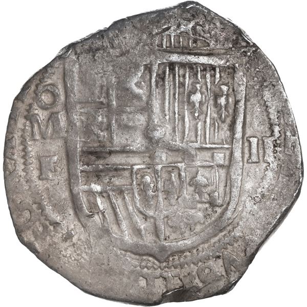 MEXICO, Mexico City, cob 2 reales, Philip III, assayer F (pre-dated type), ex-Hubbard.