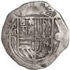 Image 1 : MEXICO, Mexico City, cob 1 real, Philip II, assayer O below mintmark oM to left and assayer O to rig
