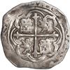 Image 2 : MEXICO, Mexico City, cob 1 real, Philip II, assayer O below mintmark oM to left and assayer O to rig