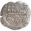 Image 1 : MEXICO, Mexico City, cob 1 real, Philip II, assayer o (small) to right, mintmark oM to left, rare, e