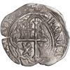 Image 2 : MEXICO, Mexico City, cob 1 real, Philip II, assayer o (small) to right, mintmark oM to left, rare, e
