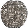 Image 1 : MEXICO, Mexico City, cob 1 real, Philip II, assayer O to right, mintmark oM to left, ex-Hubbard.