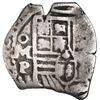 Image 1 : MEXICO, Mexico City, cob 1 real, 1658 P, struck from 2R dies, extremely rare, ex-Hubbard.