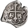 Image 2 : MEXICO, Mexico City, cob 1 real, 1658 P, struck from 2R dies, extremely rare, ex-Hubbard.