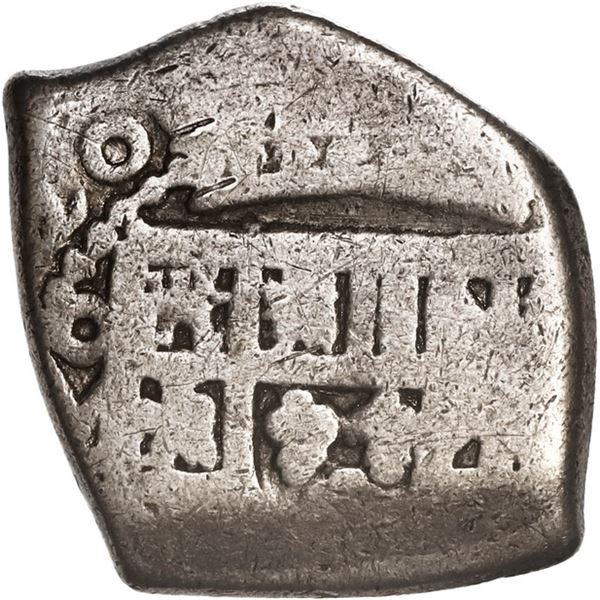 MEXICO, Mexico City, cob 1 real, 1720 (J), very rare.