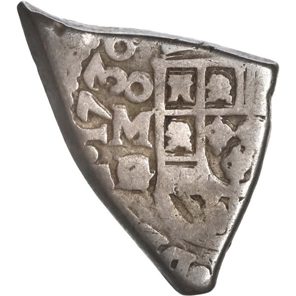 MEXICO, Mexico City, cob 1 real, 1730 G/R, rare, ex-Hubbard.