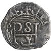 Image 1 : MEXICO, Mexico City, cob ½ real, Philip II, assayer F to right, mintmark oM to left, new monogram wi