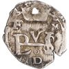 Image 1 : MEXICO, Mexico City, cob ½ real, Philip III, assayers F-oD, with F at top left, oM at top right, and