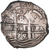 Image 1 : PERU, Lima, cob 8 reales, 1695 R.