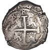 Image 2 : PERU, Lima, cob 8 reales, 1695 R.