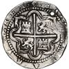 Image 2 : BOLIVIA, Potosí, cob 8 reales, Philip II, assayer M/R, extremely rare.