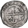 Image 2 : BOLIVIA, Potosí, cob 8 reales, Philip II, assayer B (1st period), "heavy" lions in cross, rare, NGC 