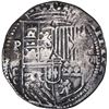 Image 1 : BOLIVIA, Potosí, cob 8 reales, Philip II, assayer C below erased B or B/L, rare.