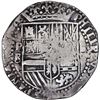 Image 1 : BOLIVIA, Potosí, cob 8 reales, Philip II, assayer B (mid-3rd period).