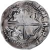 Image 2 : BOLIVIA, Potosí, cob 8 reales, Philip II, assayer B (mid-3rd period).