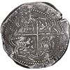Image 2 : BOLIVIA, Potosí, cob 8 reales, Philip II, assayer A.