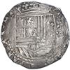 Image 1 : BOLIVIA, Potosí, cob 8 reales, Philip II, assayer B (4th period).