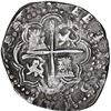 Image 2 : BOLIVIA, Potosí, cob 8 reales, Philip II, assayer RL.