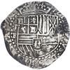 Image 1 : BOLIVIA, Potosí, cob 8 reales, Philip II, assayer RL.