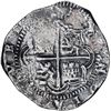 Image 2 : BOLIVIA, Potosí, cob 8 reales, Philip II, assayer B (5th period, early style).