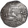 Image 1 : BOLIVIA, Potosí, cob 8 reales, Philip II, assayer B (late 5th period).