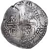 Image 2 : BOLIVIA, Potosí, cob 8 reales, Philip III, assayer R (curved leg), ex-Sellschopp (Plate), Grunthal-S