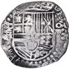 Image 1 : BOLIVIA, Potosí, cob 8 reales, Philip III, assayer R (curved leg).