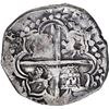 Image 2 : BOLIVIA, Potosí, cob 8 reales, Philip III, assayer R (curved leg).