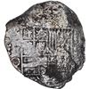 Image 1 : BOLIVIA, Potosí, cob 8 reales, Philip III, assayer Q/R (curved leg), rare.