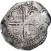 Image 2 : BOLIVIA, Potosí, cob 8 reales, Philip III, assayer Q/C, rare, ex-Sellschopp (Plate), Grunthal-Sellsc