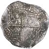 Image 2 : BOLIVIA, Potosí, cob 8 reales, Philip III, assayer M/Q, quadrants of cross transposed, rare, ex-Sell