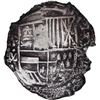 Image 1 : BOLIVIA, Potosí, cob 8 reales, Philip III, assayer M/Q, quadrants of cross transposed, rare.