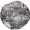 Image 1 : BOLIVIA, Potosí, cob 8 reales, Philip III, assayer M (pre-dated type), quadrants of cross transposed