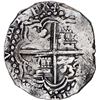 Image 2 : BOLIVIA, Potosí, cob 8 reales, Philip III, assayer M (pre-dated type), quadrants of cross transposed