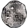 Image 1 : BOLIVIA, Potosí, cob 8 reales, Philip IV, assayer TR (mid- to late 1630s).