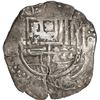 Image 1 : BOLIVIA, Potosí, cob 8 reales, 1644, assayer not visible, "furry" lions, rare.
