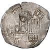 Image 1 : BOLIVIA, Potosí, cob 8 reales, 1650 (modern 5, with dots, date at 11 to 1 o'clock) O, with crowned-[