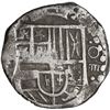 Image 1 : BOLIVIA, Potosí, cob 4 reales, 1629 T, date as "6129," unique.