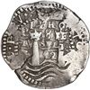 Image 1 : BOLIVIA, Potosí, cob 8 reales, 1652 E, post-transitional (Transitional Type VIII/B), 1-PH-6 at top.
