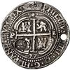 Image 2 : BOLIVIA, Potosí, cob 8 reales Royal (galano), 1657 E, 657 between pillars, 57 below cross, pomegrana