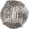 Image 1 : BOLIVIA, Potosí, cob 8 reales, 1676 E.