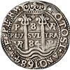 Image 1 : BOLIVIA, Potosí, cob 8 reales Royal (galano), 1684 VR, NGC AU details / holed.